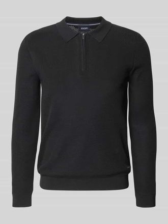 Joop Regular Fit Pullover in Strick-Optik Modell Nadimo in Black, Gr&ouml;&szlig;e M