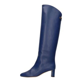 Maisons Skorpios Adry Boots - Dames - Laarzen met Hak - Blauw - 37 EU - Leer - Schoenen