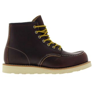 Red Wing Shoes Moc Toe 8138 Leather Mens Ankle Boots - Brown - Size:UK 10.5