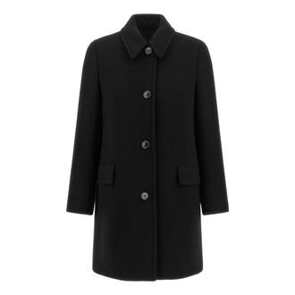 Burberry Gosford Tailored Coat - Dames - Mantels - Zwart - Maat: XS Katoen