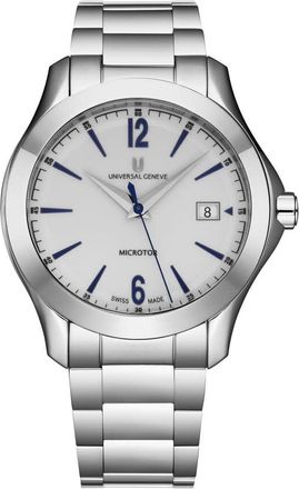 Universal Gen&egrave;ve Microtor Automatic Silver Dial Mens Watch 8101.126-008