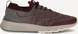 Brunello Cucinelli Techno cotton knit Sneakers runners Male 40
