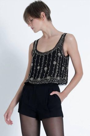 Karina Grimaldi Grace Shorts In Black