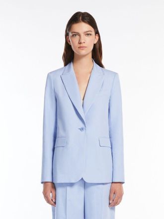 Max Mara Quito Jas Blauw