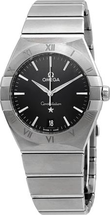 Omega Constellation Quartz Black Dial Ladies Watch 13110366001001