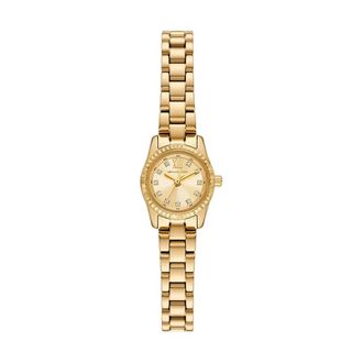 Michael Kors Mini Lexington Pav&eacute; Horloge - Dames - Accessoires - Geel - Maat: ONE Size