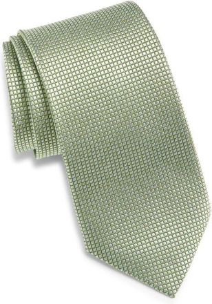 Nordstrom Solid Silk Tie in Light Green at Nordstrom