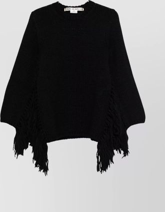 Comme Des Garçons sleeveless top featuring fringe detailing