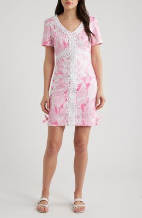 Lilly Pulitzer Evita Sheath Dress in Confetti Pink Rosanna at Nordstrom, Size 16