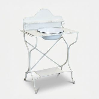 COSMA Lavabo De Ba&ntilde;o De Hierro Estilo Industrial Gilles