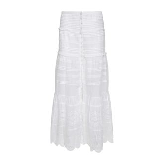 Isabel Marant Paoline Skirt - female - Marant &eacute;toile - Maxi Skirts - White - 2XS - Skirts
