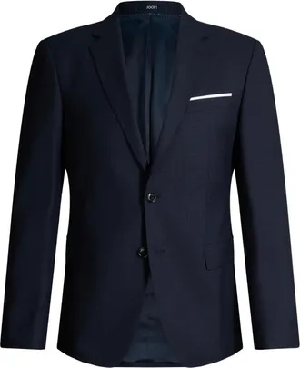 Joop Kostuums, Heren, Blauw, 2Xl, Wol, Finch Blazer