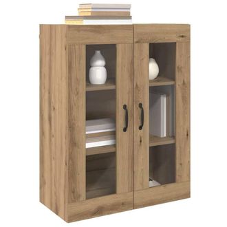 Berkfield Home Hanging Wall Cabinet Brown 69.5 x 34 x 90 cm Engineered wood