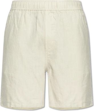 Sams&oslash;e & Sams&oslash;e Shorts Sajabari - Heren - Korte Broeken - Grijs - S - Linnen - Korte Broeken