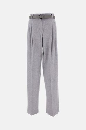Max Mara Dark Grey Paride Solid Pants