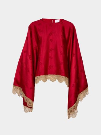 Loretta Caponi Villa Silk Blouse