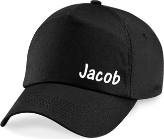 Generic Personalised Inspired Name Baseball Cap Hat Funny School Childrens Boys Girls Kids Unisex Cap (Black)