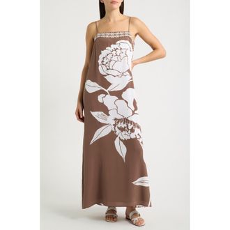 Lilly Pulitzer Jesslyn Silk Maxi Dress in Coco Beach at Nordstrom, Size 16