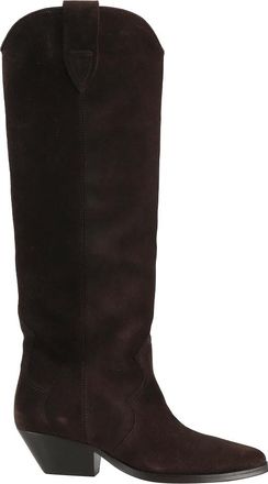 Isabel Marant Schoenen, Dames, Bruin, 37 EU, Su&egrave;de, Chocolade su&egrave;de Texaanse laars met hak