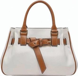 Liu Jo Two Tone Buckle Handbag