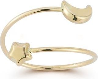Ember Fine Jewelry 14K Gold Celestial Bypass Ring at Nordstrom Rack, Size 8