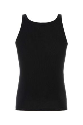 Dolce & Gabbana Mens Black Cotton Marcello Tank Top Nero Intimo Underwear