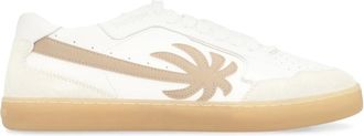 Palm Angels Schoenen, Heren, Wit, 43 EU, Leer, New Palm 1 Sneakers