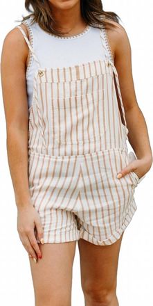 Billabong Wild Pursuit Romper In Beige