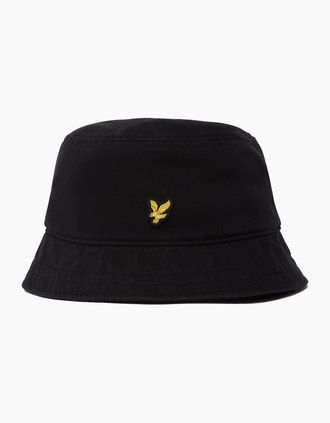 Lyle & Scott Mens Lyle & Scott Bucket Hat Jet Black - Size: ONE size