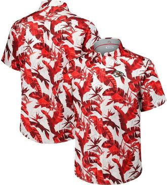 Tommy Bahama Mens Tommy Bahama Red Kansas City Chiefs Sunnyvale Blooms Camp Button-Up Shirt at Nordstrom, Size Medium