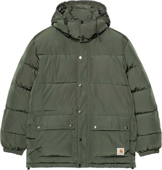 Carhartt Work in Progress Brent jack met afneembare capuchon - Groen