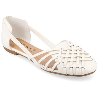 Journee Collection Women & apos;s Ekko Medium and Wide Width Flat Sandals