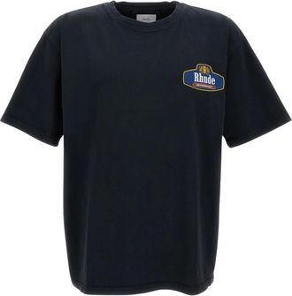 Rhude T-shirt - Heren - T-shirts - Zwart - S - Katoen - Tops