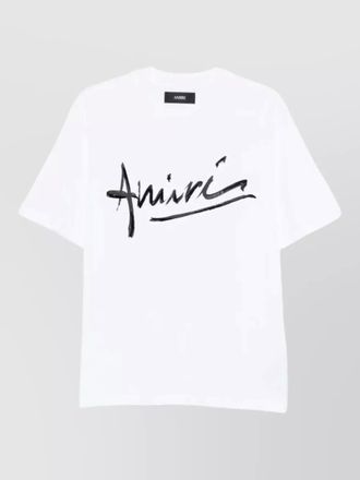 Amiri cotton logo-print short-sleeve t-shirt