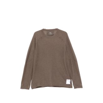 SATISFY Waffle-knit Raglan-sleeve Sweater