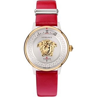 Versace Medusa Icon WoMens Red Watch VEZ200121 Leather (archived) - One Size