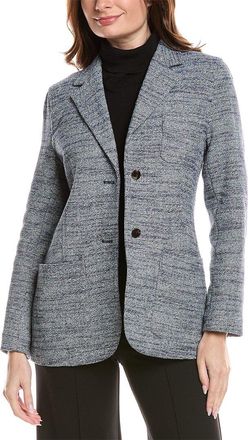 Lafayette 148 New York Three-Pocket Linen-Blend Blazer