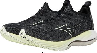 Mizuno Women Wave Neo Wind Running Shoe In Wed Black-Starlight