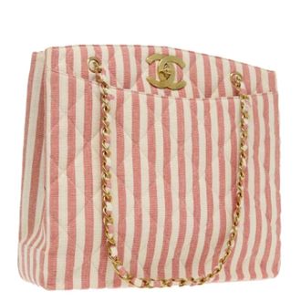Chanel Pre-owned Vintage Schoudertas - Dames - Pre-owned - Roze - Maat: ONE Size