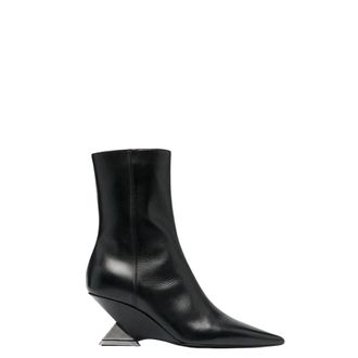 The Attico Heeled Boots, female, Black, Size: 6 US Cheope Heeled Boot