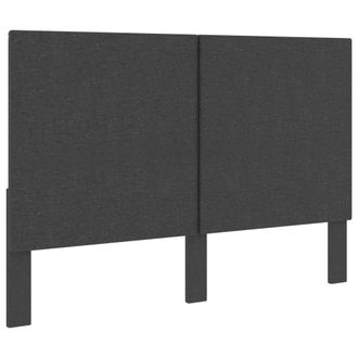 vidaXL Cabecero De Tela Gris Oscuro 140x200 Cm Vidaxl