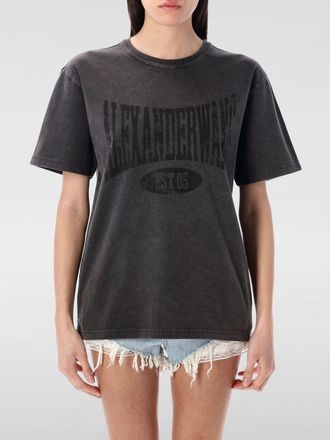Alexander Wang T-shirt in cotone con logo Alexander Wang