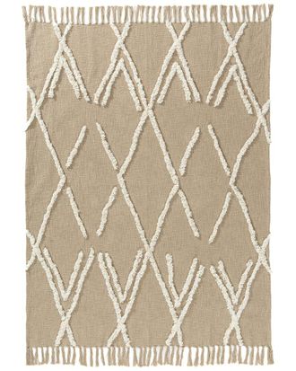 LR Home Lr Home Hand-Woven Throw Blanket 50 X 60