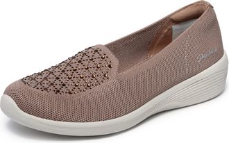 Skechers Womens Arya - Moonlit Ray, Mocha, 9