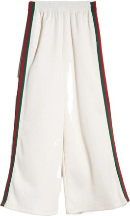 Gucci Wijde broek - Dames - Wijde Broeken - Wit - L - Broeken