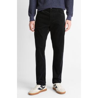 Vince Dylan Stretch Cotton Corduroy Pants in Black at Nordstrom, Size 32