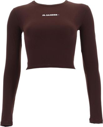 Jil Sander Cropped Top With Logo