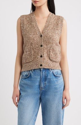 Rails Kasmir Sweater Vest in Brown Melange at Nordstrom, Size Xx-Small