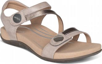 Aetrex Womens Jess Sandal In Smoke