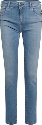 Replay Womens Faaby Slim-Fit Jeans in Blue Cotton - Size 24W/28L